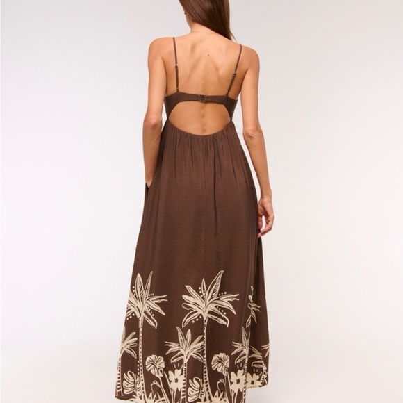 NWT Abercrombie Bra Free Maxi Dress - Picture 4 of 6